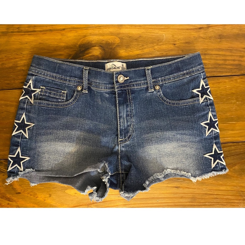 Jordache Girl’s Denim Star Shorts Size 14